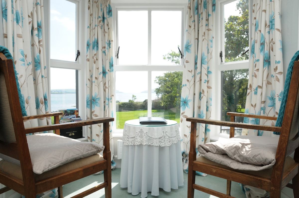 A sea-view room at Milltown House, Dingle